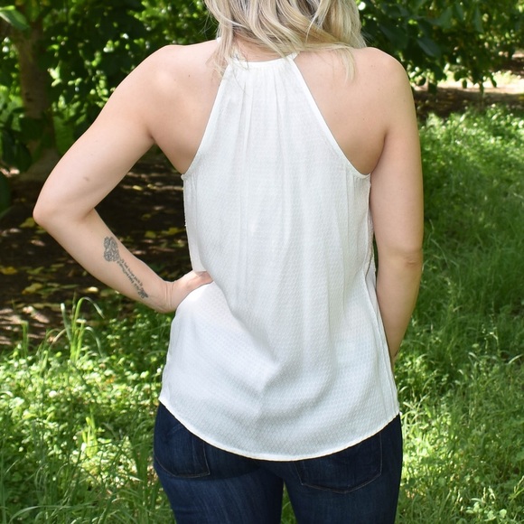 Lace tie top - Picture 2 of 3